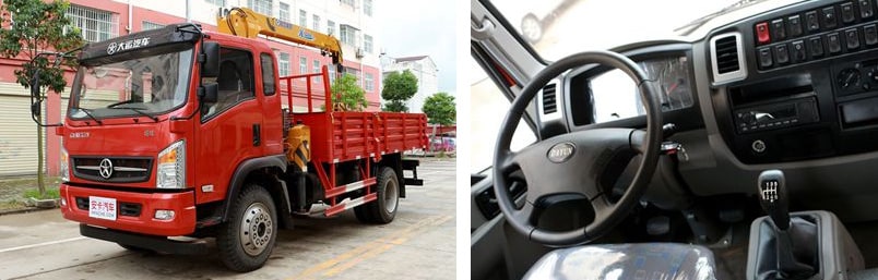 大运3吨随车吊底盘图片 大运3吨随车吊底盘图片