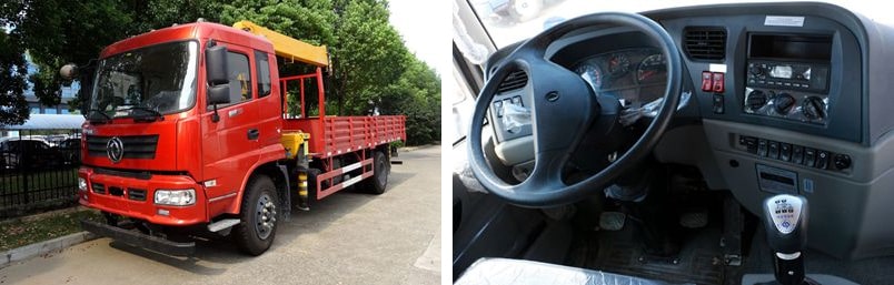 东风御虎6.3吨随车吊底盘图片 东风御虎6.3吨随车吊底盘图片